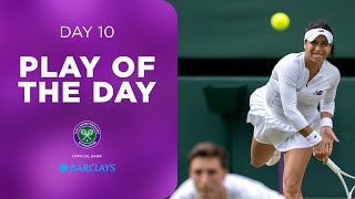 Is this the best doubles rally of the Championships  Play of the Day presented by Barclays [upl. by Zwick]