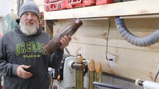 WOODTURNING ECOFriendly Heavy Artillery [upl. by Maighdlin678]