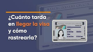 Visa americana ¿Cuánto tarda en llegar ¿Cómo rastrearla en DHL [upl. by Nhguahs]