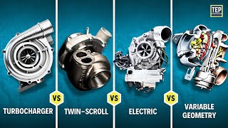 Turbochargers Explained  How Single TwinScroll VGT amp Electric Turbocharger Works [upl. by Lav]