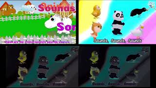 4 all animals sounds edufam ompos kids [upl. by Enilrahc]