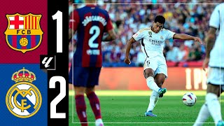 Barcelona 12 Real Madrid  HIGHLIGHTS  LaLiga 202324 [upl. by Auqenahs218]