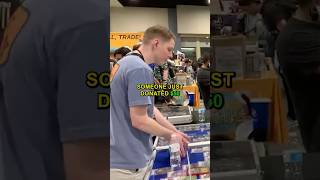 A viewer bought him cards  Pokemon card vendor POV pokemon pokemoncard tcg wholesome [upl. by Niras]