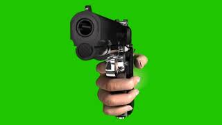 GUN HAND GREEN SCREEn [upl. by Jahdai490]