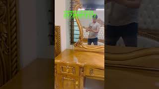 কাঠের তৈরী রাজকীয় ড্রেসিং টেবিল। Royal dressing table made of wood furniture 01759913171 [upl. by Ittam629]