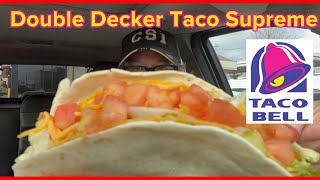 Taco Bell® 🌮🔔  Double Decker Taco Supreme  Limited Time  Taste Test amp Review  JKMCraveTV [upl. by Constantina]