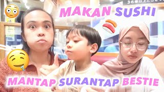 MAKAN SUSHI SAMA BIK IKAH GIMANA RASANYA MANTAP KAN [upl. by Aderfla]