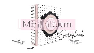 Como hacer un MINI ÁLBUM de Scrapbook muy fácil [upl. by Atnauq]