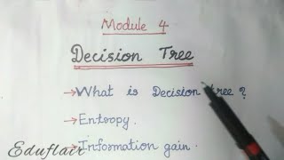 Decision tree  Entropy and Information gain with Example [upl. by Ardnael]