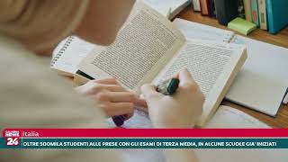 Oltre 500mila studenti alle prese con gli esami di terza media in alcune scuole già iniziati [upl. by Deelaw401]