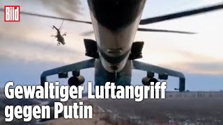 Angriff aus der Luft Ukrainische Kampfhubschrauber im TiefflugEinsatz [upl. by Ydoj]