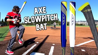 Hitting with the AXE BAT Avenge Pro 2nd Attempt  USSSA Slowpitch Softball Bat Review [upl. by Danforth904]