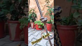 How to tie a rope stopper knot Stopper knot how [upl. by Ssilem]