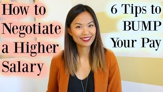 Salary Negotiation 6 Tips on How to Negotiate a Higher Salary [upl. by Soble]