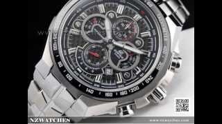 Casio Edifice Chronograph Screw Lock Crown Sports Watch EF554SP1AV EF554SP [upl. by Aitram462]