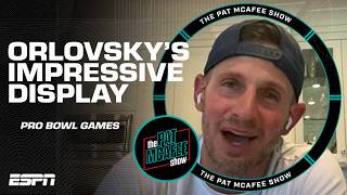 NO BIG DEAL 🤷‍♂️ Dan Orlovsky shrugs his impressive Pro Bowl Games performance  The Pat McAfee Show [upl. by Epilihp]