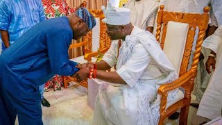 OONI OF IFE BLESS ATIKU AND HIS WIFE AS THEY VISIT HIM IN THE PALACE [upl. by Bajaj466]