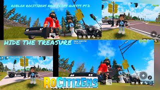 Roblox rocitizens new props update quests part 2 2023  Roblox rocitizens fans [upl. by Refinnaej]