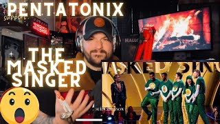 Pentatonix  The Masked Singer ALL PERFORMANCES  Reaction  “MUST WATCH” [upl. by Keefe]