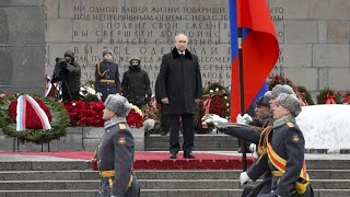 Russia marks 80th anniversary of the siege of Leningrad [upl. by Eciralc]