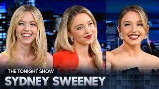 Watch Sydney Sweeney Get Bit By HUGE Spider While Filming [upl. by Shewmaker56]