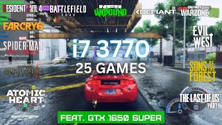 i7 3770 in 2023  25 Games Tested  i7 3770  GTX 1650 SUPER Gaming [upl. by Ursula251]