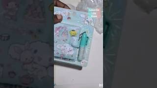 Cinnomoroll mini notebook ✨🤍 Asmr shorts ytshorts asmrsound asmrsound asmrvideo fypシ゚viral [upl. by Ellenahs213]