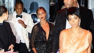 Jay Z Attacked By Solange Knowles In TMZ Fight Video [upl. by Atinoj]