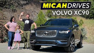 2023 Volvo XC90  3Row SUV Family Review [upl. by Yahsel]