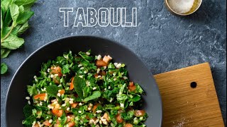 Tabouli  Parsley Salad  Lebanese Salad [upl. by Nnayar]