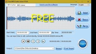 Best Free MP3 Cutter amp Joiner Software For PC [upl. by Leahpar]