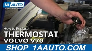 How To Replace Thermostat 0107 Volvo V70 [upl. by Giesecke]