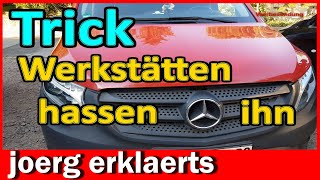 Brummgeräusch Vito V Klasse W447 Mercedes entfernen Tutorial DIY [upl. by Ardnekal]