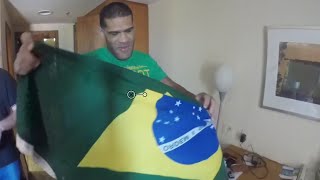 UFC invade o quarto de Pezão em Brasília [upl. by Grizelda]