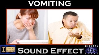 Vomiting Sound Effect  HI  RES AUDIO [upl. by Radke]