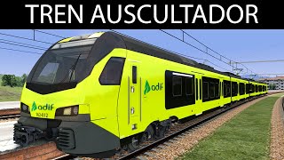 Tren Auscultador Adif 162012 Stadler FLIRT 3  Flaçá  Portbou  Train Simulator Classic [upl. by Ralip]