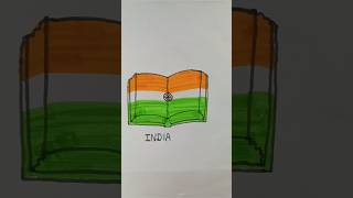 India Book l Drawing l kids youtubeshorts shortvideo [upl. by Zack]