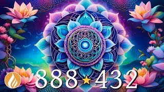 Quantum Manifestation 432 Hz ⭐ 888 Hz High Vibrational Frequency for Abundance [upl. by Aissyla]