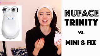 NuFace Trinity  Review Howto amp Comparison w Nuface Fix  Nuface Mini [upl. by Turro]