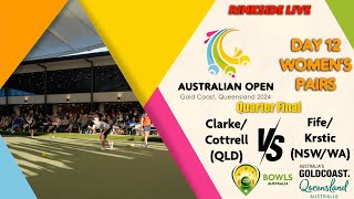 2024 Australian Open  Women’s Pairs  Quarter Final [upl. by Zelma645]