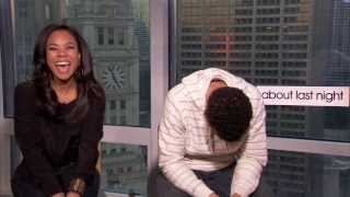 Michael Ealy raps and Regina Hall tells a joke [upl. by Garibald]