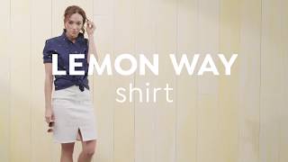 Ways to Wear Lemon Way ButtonDown Shirt  Spring Fashion Edit [upl. by Lani]