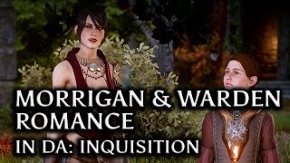 Dragon Age Inquisition  Morrigan amp the Warden Romance in DAI Old God Baby all scenes [upl. by Ylek409]