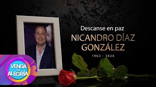 El productor Nicandro Díaz falleció este lunes a la edad de 60 años  Venga La Alegría [upl. by Soigroeg]