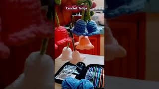 TULIPS CROCHET ManangLizVlog ShortVideos [upl. by Rhody558]