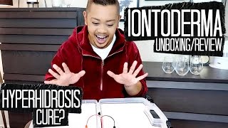 IONTODERMA UNBOXING amp REVIEW  HYPERHIDROSIS  SWEATY PALMS CURE  LifeWithTheCastillos [upl. by Jessy]