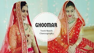 Ghoomar  Padmavati  Team Naach Choreography ft Ananya Thirumalai [upl. by Makell]