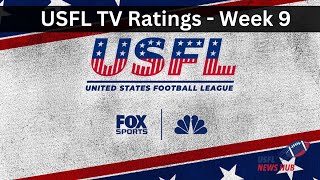 USFL Week 9 TV Ratings Revealed Playoffs Looming 🏈  USFL News Hub [upl. by Anidem]