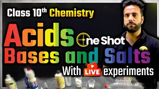 Acid Bases and Salts One Shot Science  Class 10 Chemistry NCERT  CBSE 202324  By Ashu Sir [upl. by Hafital]