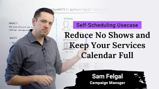 SelfScheduling Appointments  Reduce No Shows and Keep Your Services Calendar Full [upl. by Leiba]